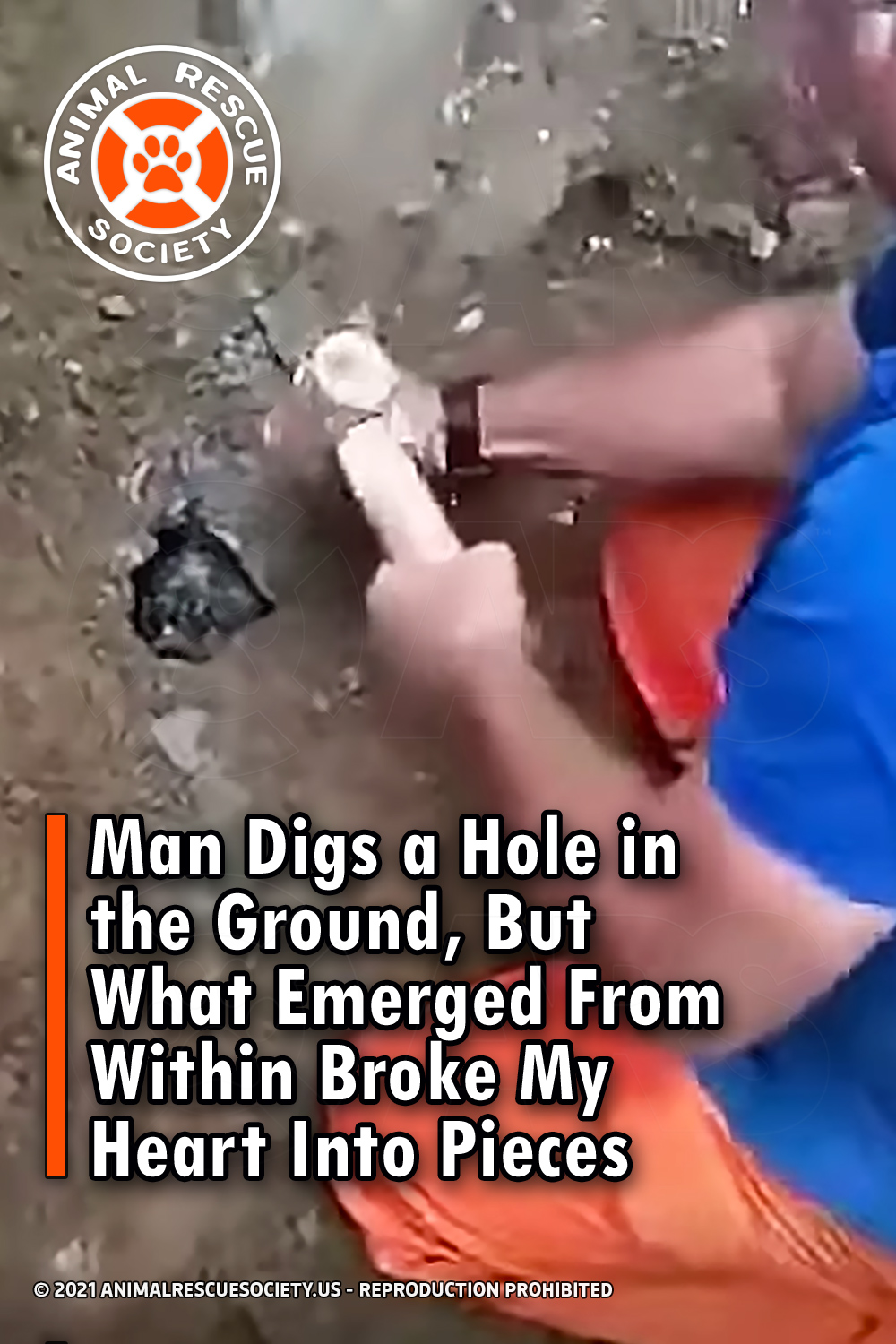 Man Digs a Hole in the Ground, But What Emerged From Within Broke My Heart Into Pieces