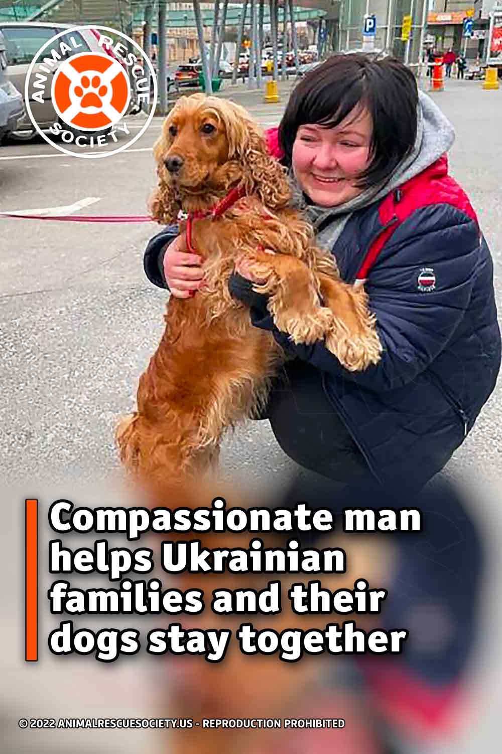 Compassionate man helps Ukrainian families and their dogs stay together